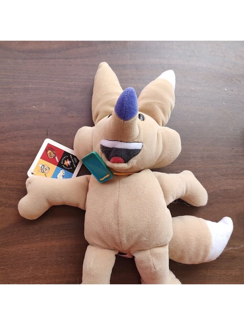 Vintage 2002 Salt Lake City Olympics Cooper The Coyote Plush Mascot
